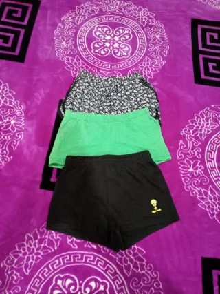 Lote 3 shorts niña