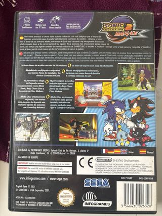 Gamecube sonic 2 adventure battle completo