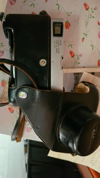 Cámara Canon Antigua 60s Negra y Plateada