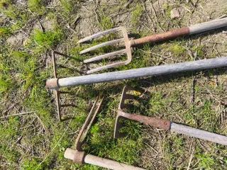 Herramientas de cultivo vintage