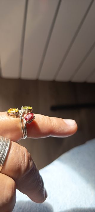 Anillo Plata 925 Multicolor