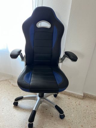 Silla Gaming Negra y Azul