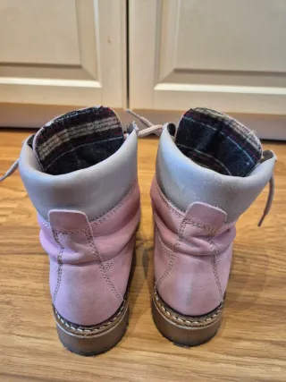 Botas/ botines rosas talla 38