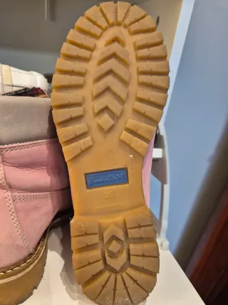 Botas/ botines rosas talla 38