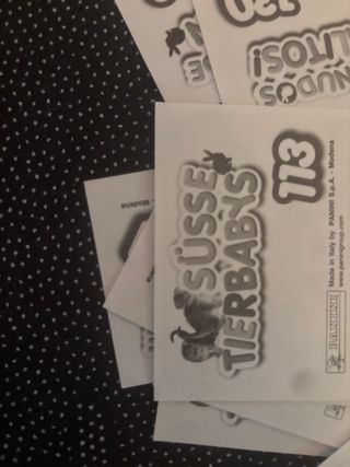 Cromos de animales variados