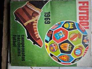 Álbum cromos fútbol 1969