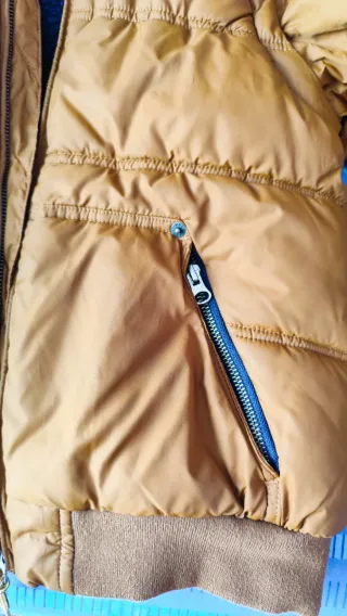 Cazadora Timberland niño azul y marrón