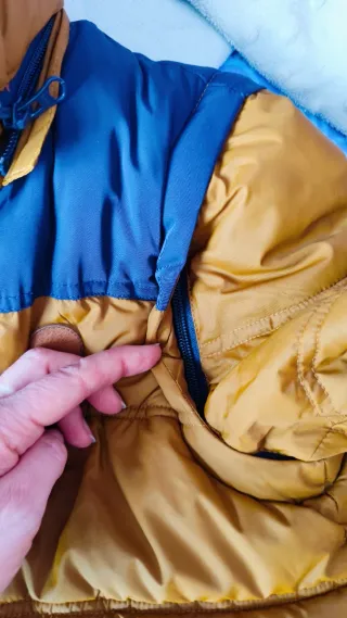 Cazadora Timberland niño azul y marrón