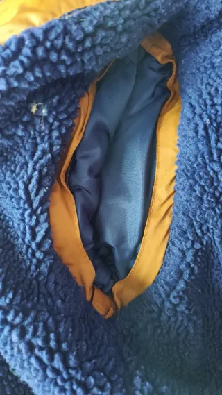 Cazadora Timberland niño azul y marrón