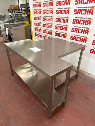 MESA TRABAJO APOYO INOX OPORTUNIDAD !!!!