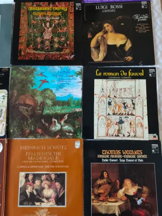 Vinilos. Renacimiento .Música Clásica Antigua.