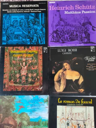 Vinilos. Renacimiento .Música Clásica Antigua.
