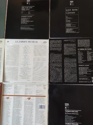 Vinilos. Renacimiento .Música Clásica Antigua.