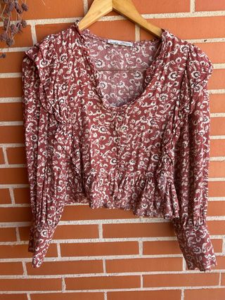 Blusa floral talla S
