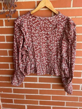 Blusa floral talla S
