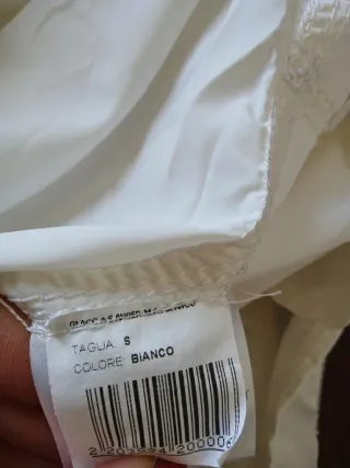 Giacca ragazzo Mangano taglia S bianca