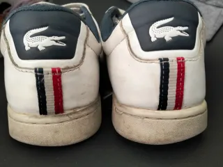 Zapatillas Lacoste Blancas y Azules