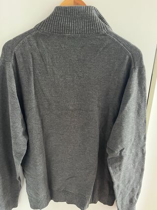 Jersey GANT gris hombre cremallera