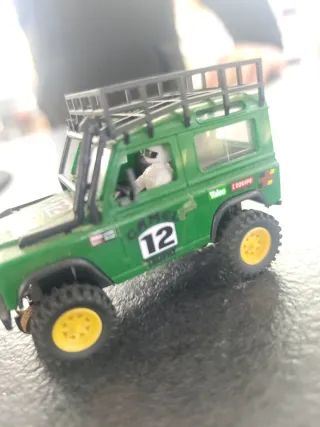 Coche Scalextric Exin Land Rover STS