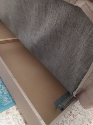 Sofá Cama Beige Tela