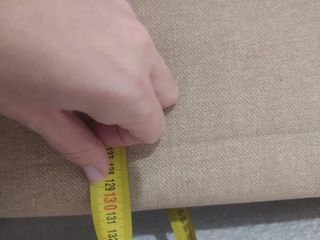 Sofá Cama Beige Tela