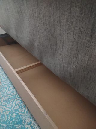 Sofá Cama Beige Tela