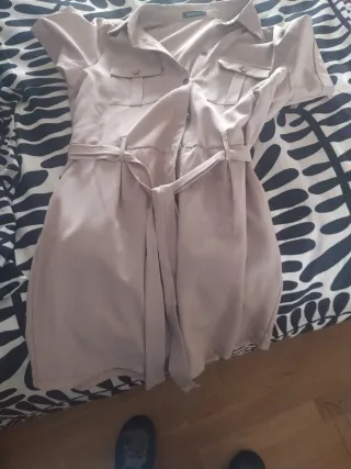 Mono pantalón beige talla M