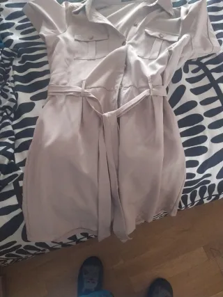 Mono pantalón beige talla M