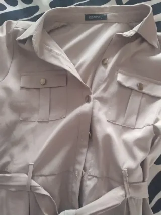 Mono pantalón beige talla M