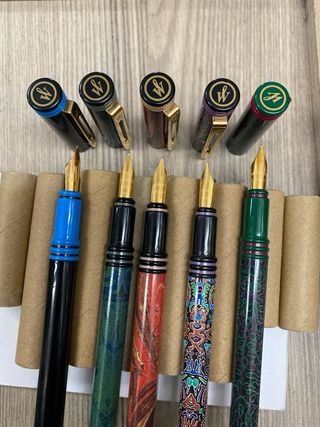 Set di cinque penne stilografiche Waterman Forum NOS