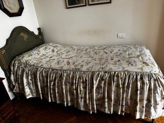 Cabecero madera o colcha o somier con paras