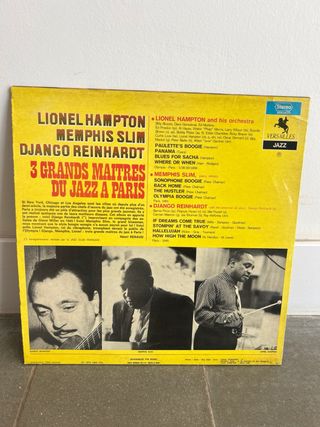 Vinilo Jazz: L. Hampton, M. Slim, D. Reinhardt