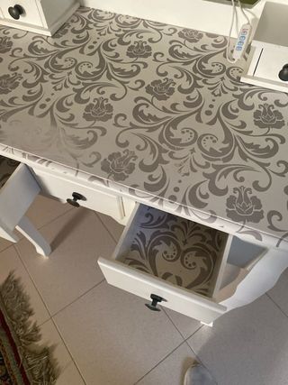 Tocador maquillaje con espejo y luces