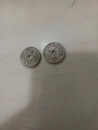 2 Monedas República Española 1934