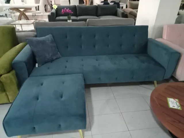 Sofá cama plegable rosa