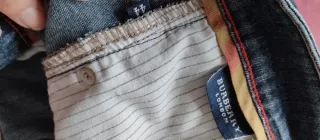 Pantalón Vaquero Burberry Hombre Azul