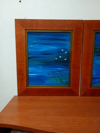 Quadri ad olio ninfee