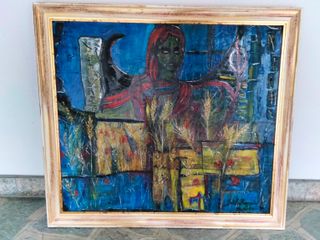 Quadro Olio su Tela cm 102x92 Artista Parmense