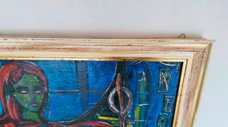 Quadro Olio su Tela cm 102x92 Artista Parmense