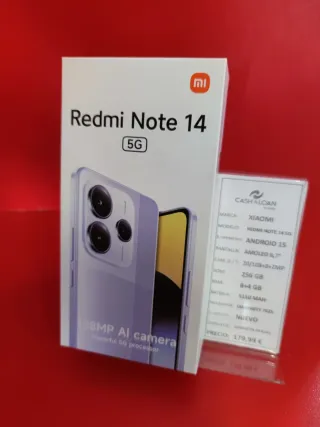 Xiaomi Redmi Note 14 5G 256GB Nuevo
