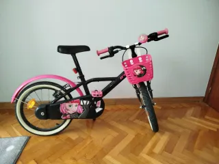 Bicicleta niña Decathlon B'TWIN rosa