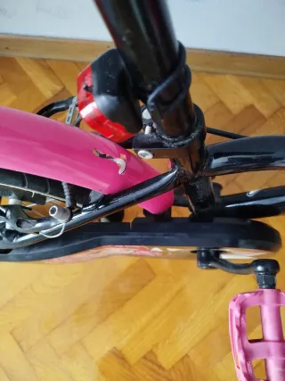 Bicicleta niña Decathlon B'TWIN rosa