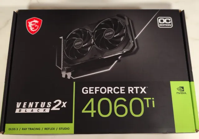 MSI GeForce RTX 4060 Ti Ventus 2X 8Gb