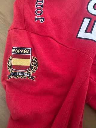 Sudadera Selección Española Atletismo Roja L/XL