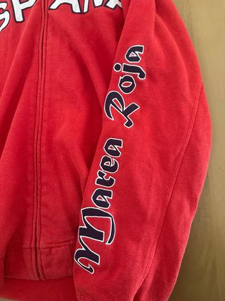 Sudadera Selección Española Atletismo Roja L/XL