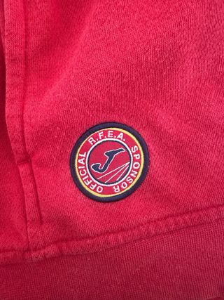 Sudadera Selección Española Atletismo Roja L/XL