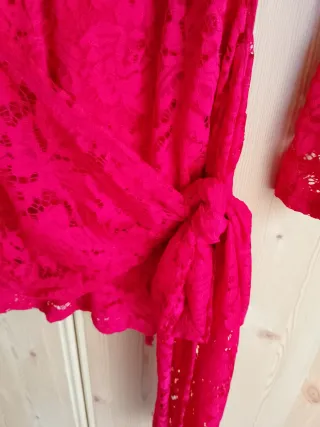 Vestido BonBon Rojo Encaje Talla Única