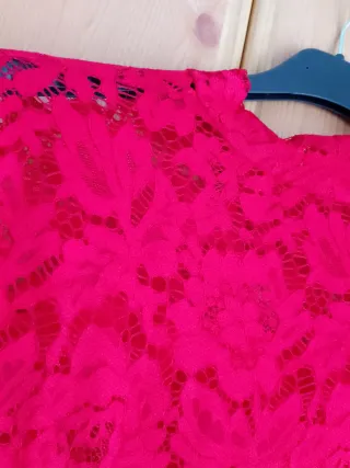 Vestido BonBon Rojo Encaje Talla Única