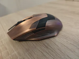 Ratón Gaming Color Cobre y Negro