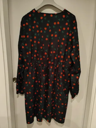 Vestido Estampado Flores y Lunares